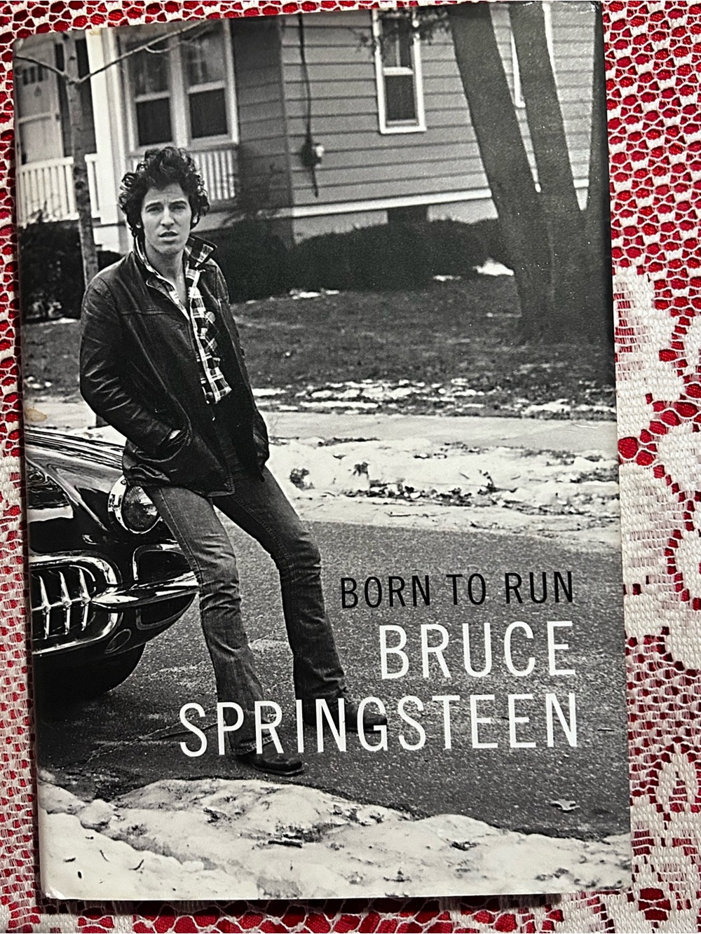 Born to Run by Bruce Springsteen - Black & White Cover